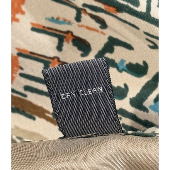 Vintage Kate Hill Size 10P Venice Italy Print Silk Blend Travel Artsy Midi Skirt - Picture 7 of 15